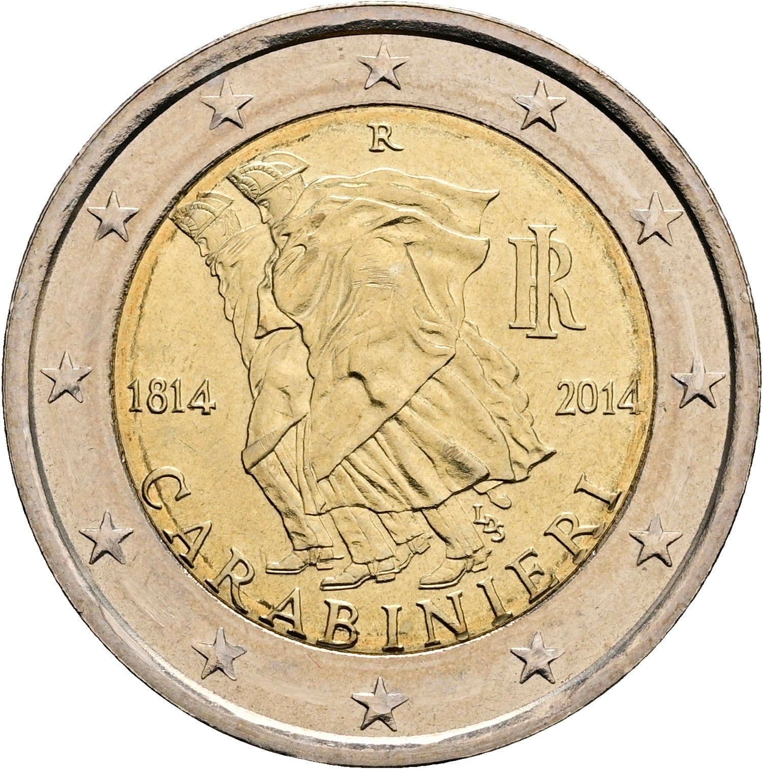2 Euro 2014 – Rückseite