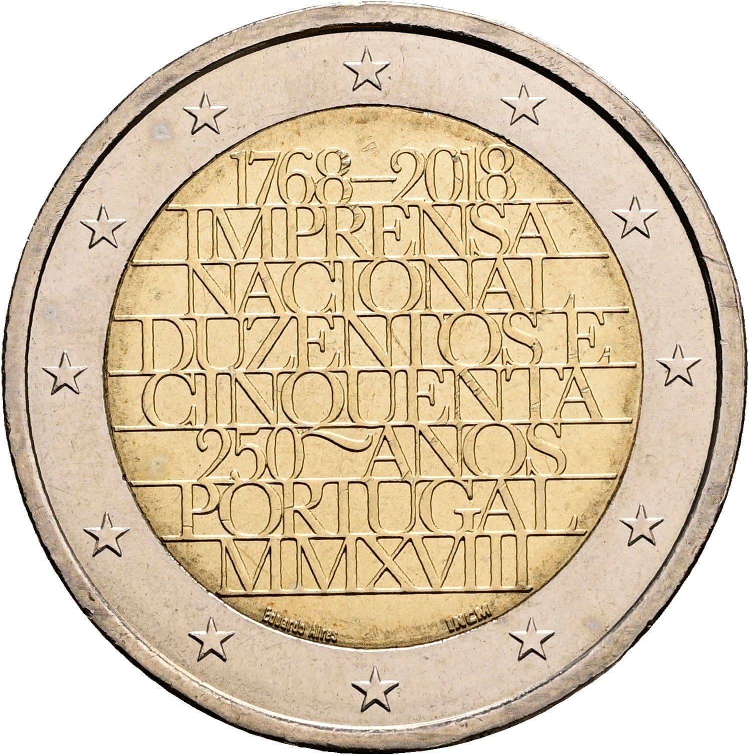 2 Euro 2018 – Rückseite