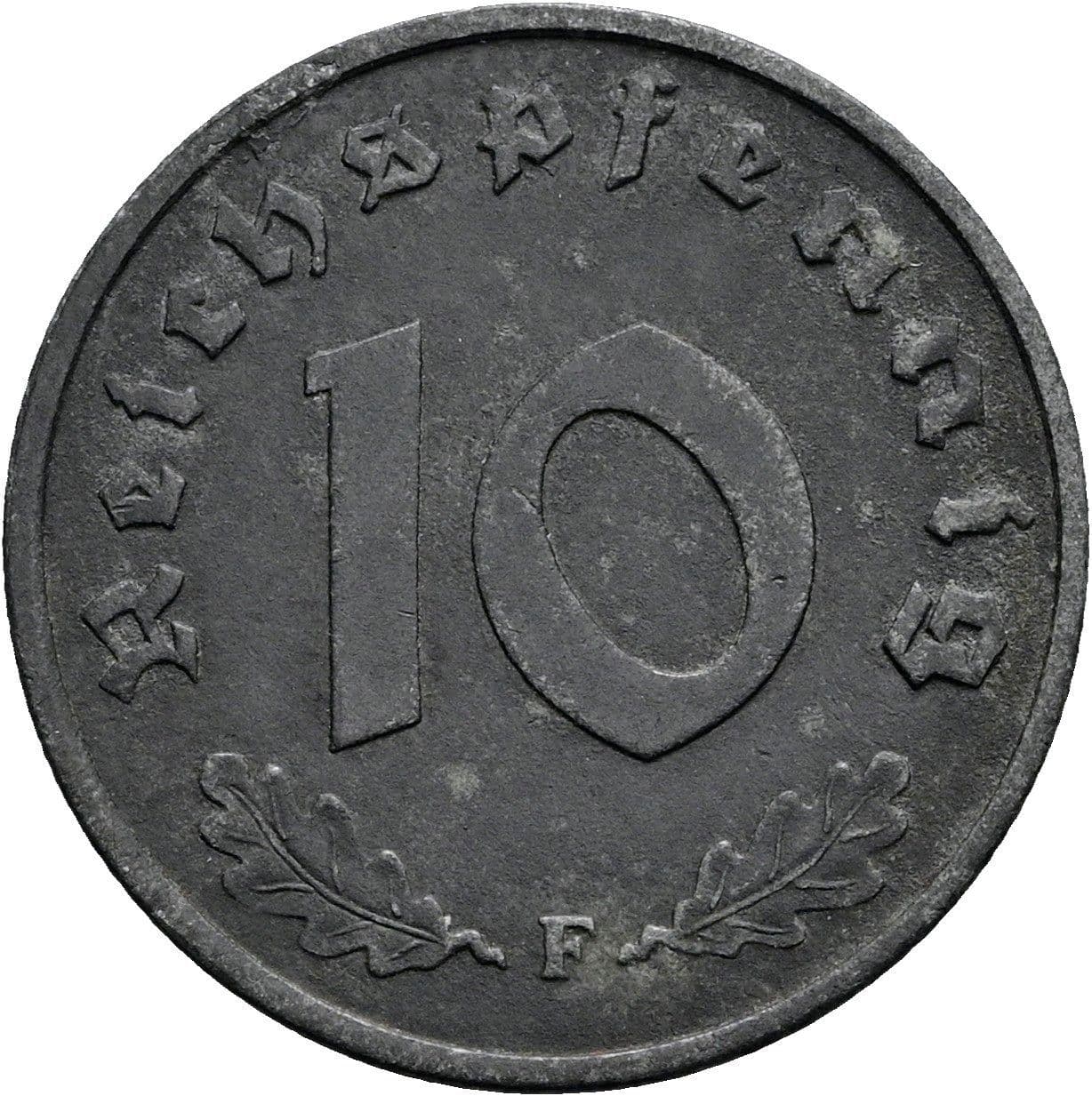 10 Reichspfennig 1947 F – Vorderseite