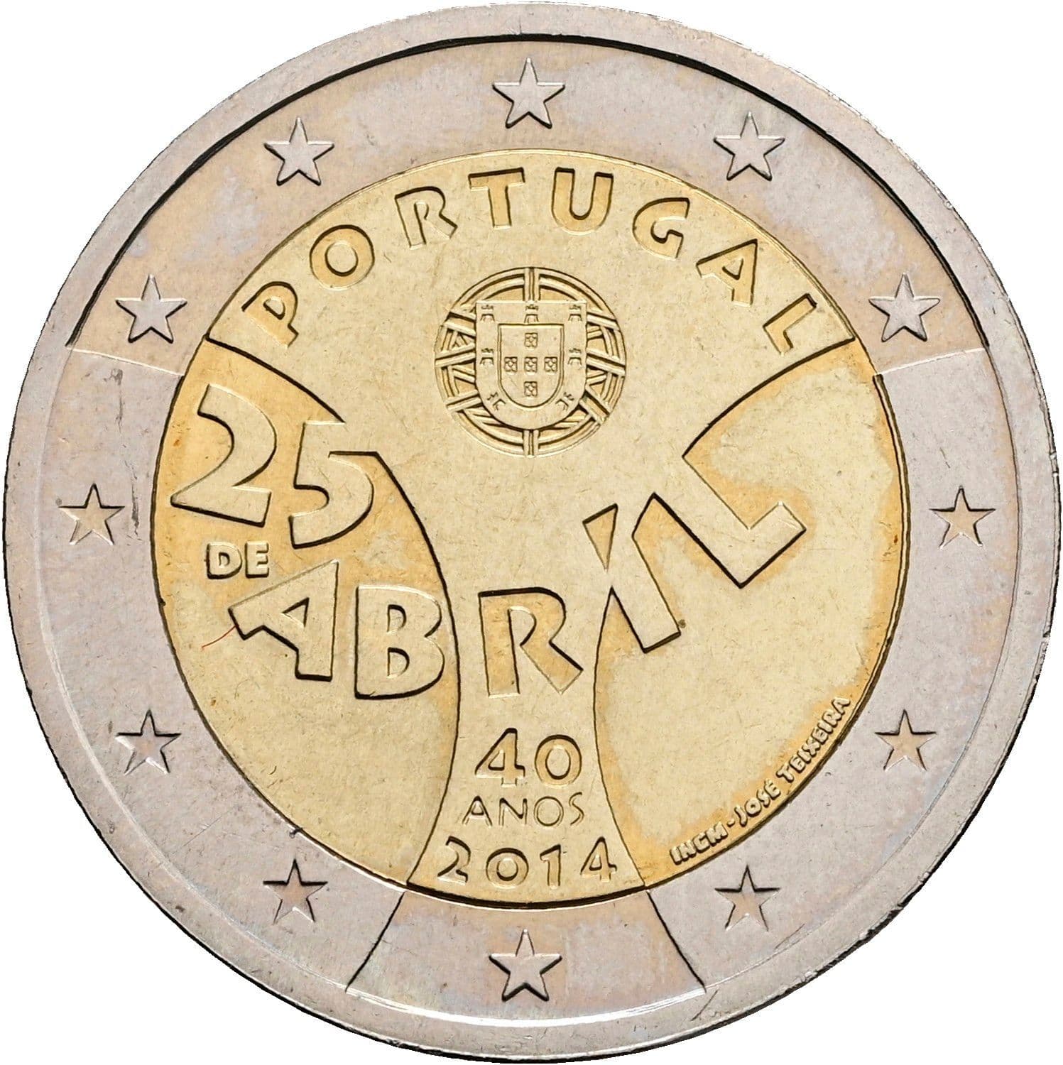2 Euro 2014 – Rückseite