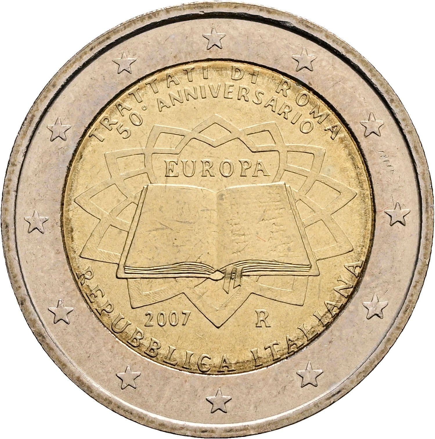 2 Euro 2007 – Rückseite
