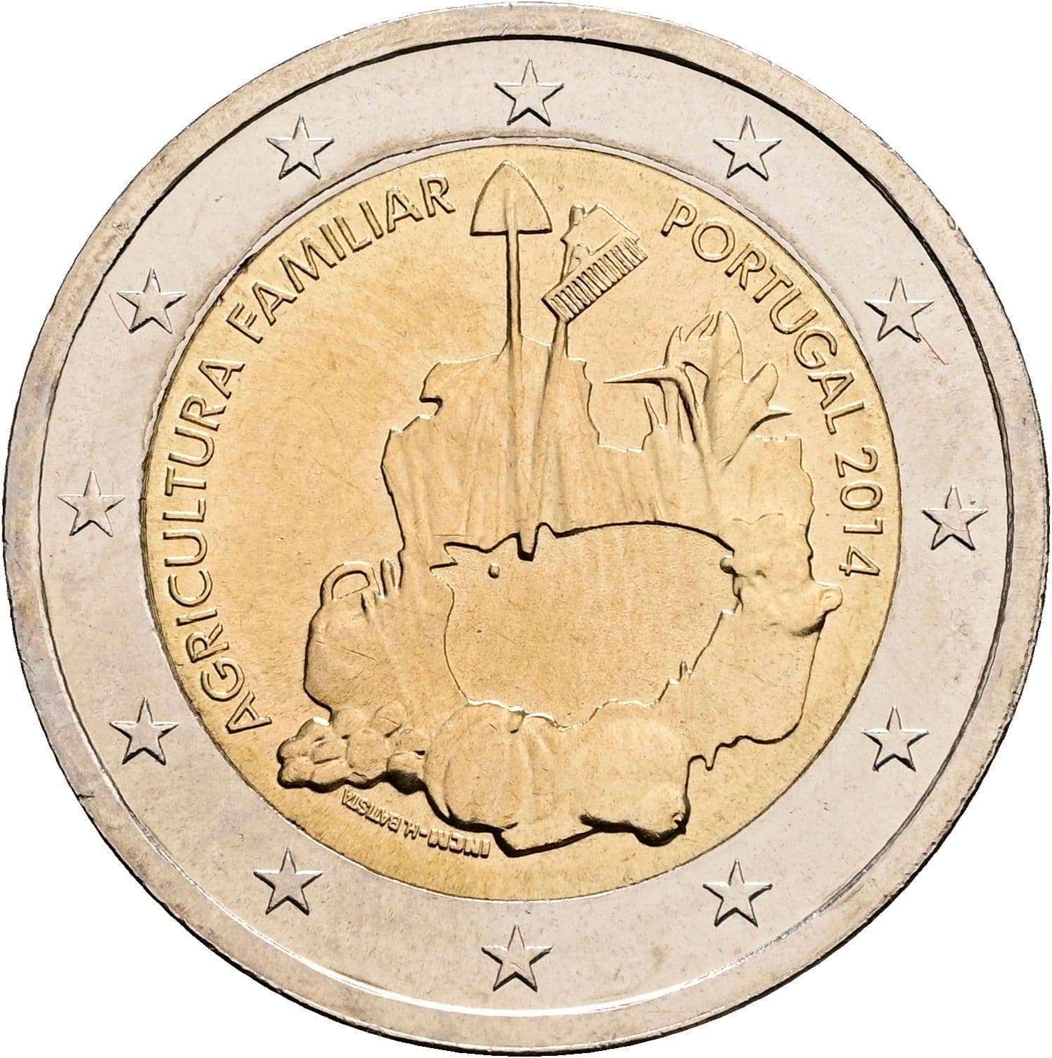 2 Euro 2014 – Rückseite