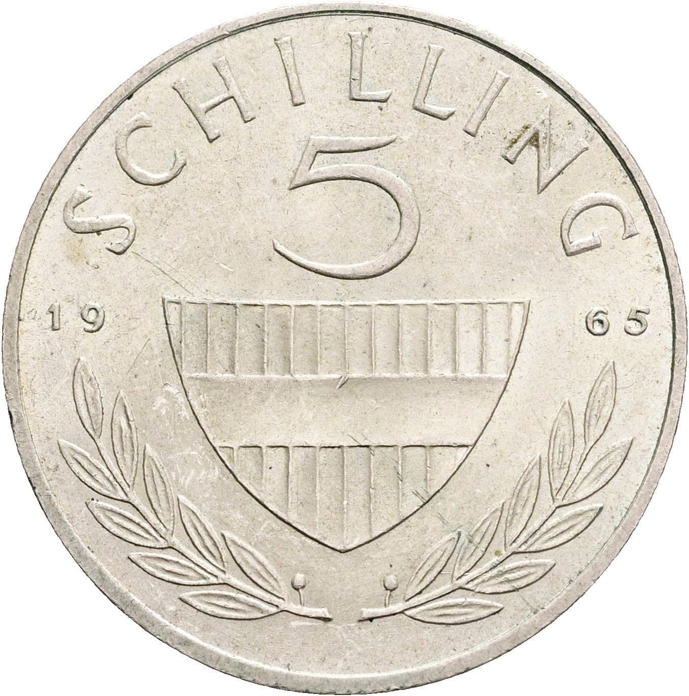 5 Schilling 1965 – Vorderseite