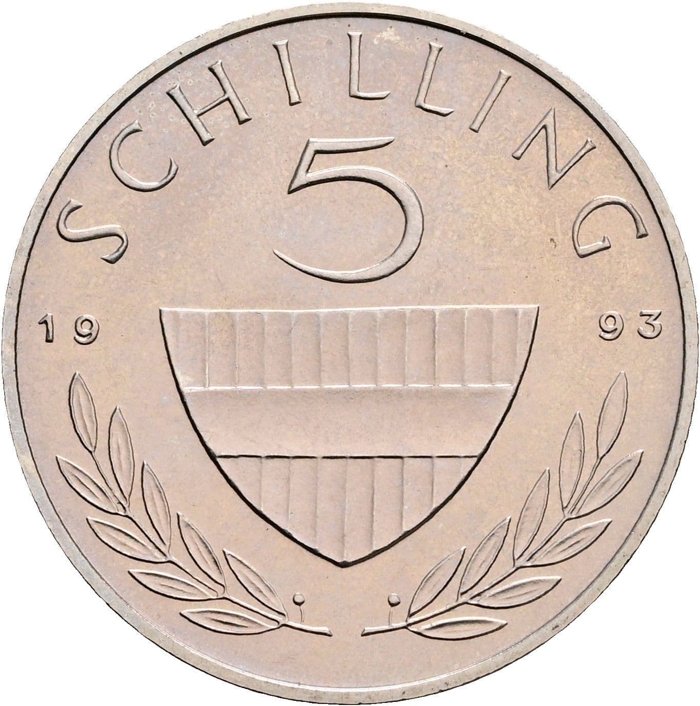 5 Schilling 1993 – Vorderseite