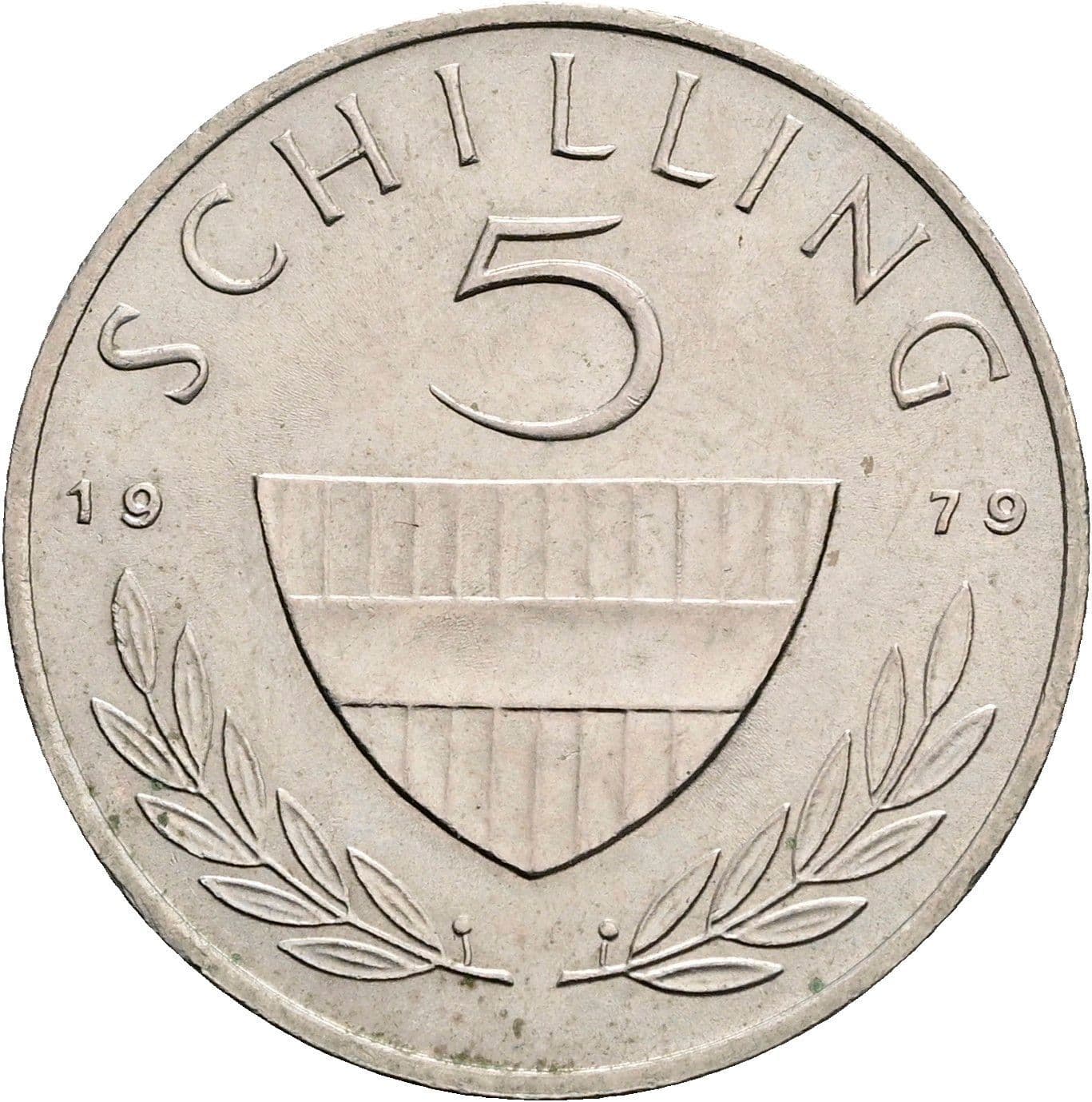 5 Schilling 1979 – Vorderseite