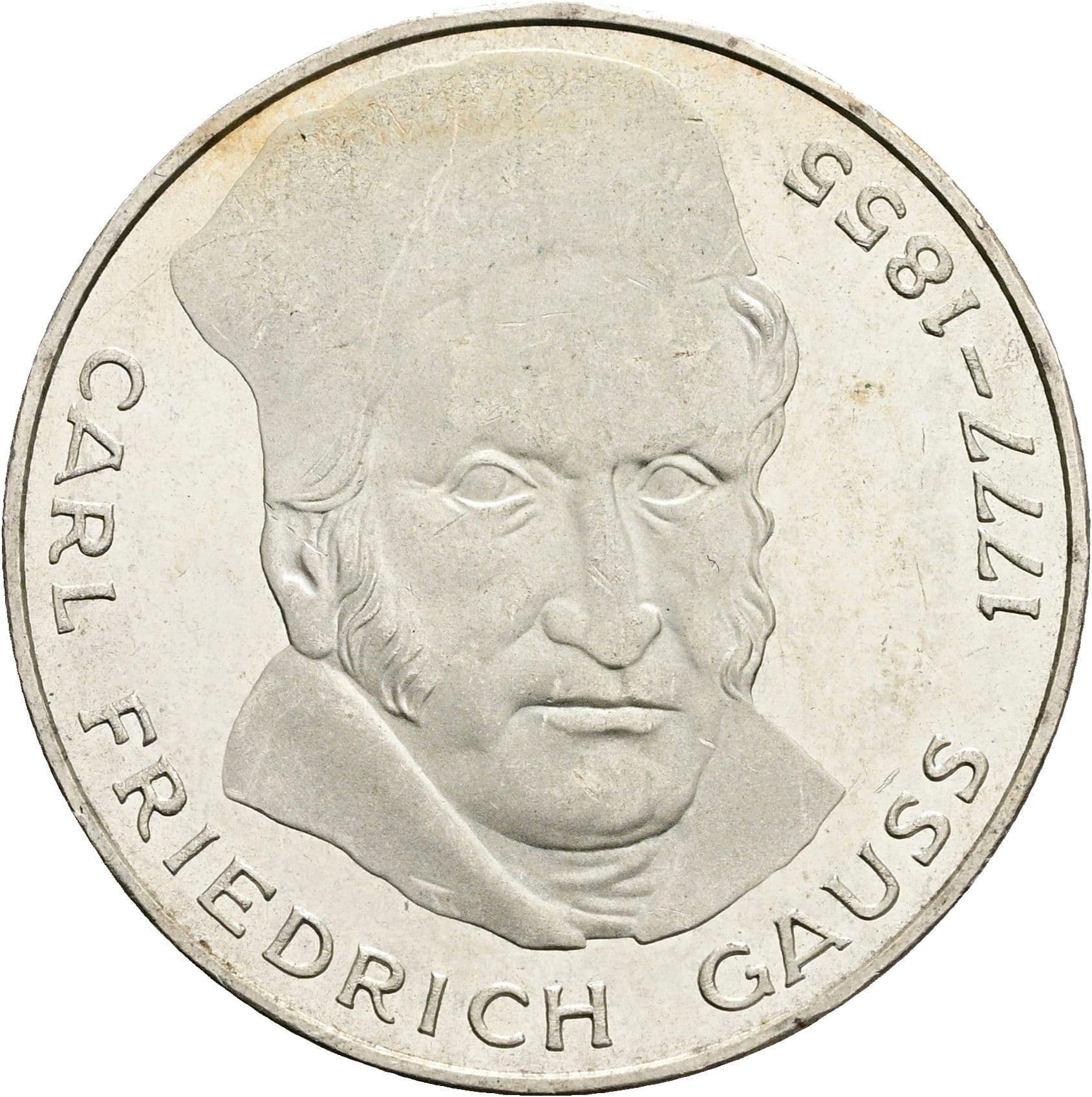 5 Deutsche Mark 1977 J – Vorderseite