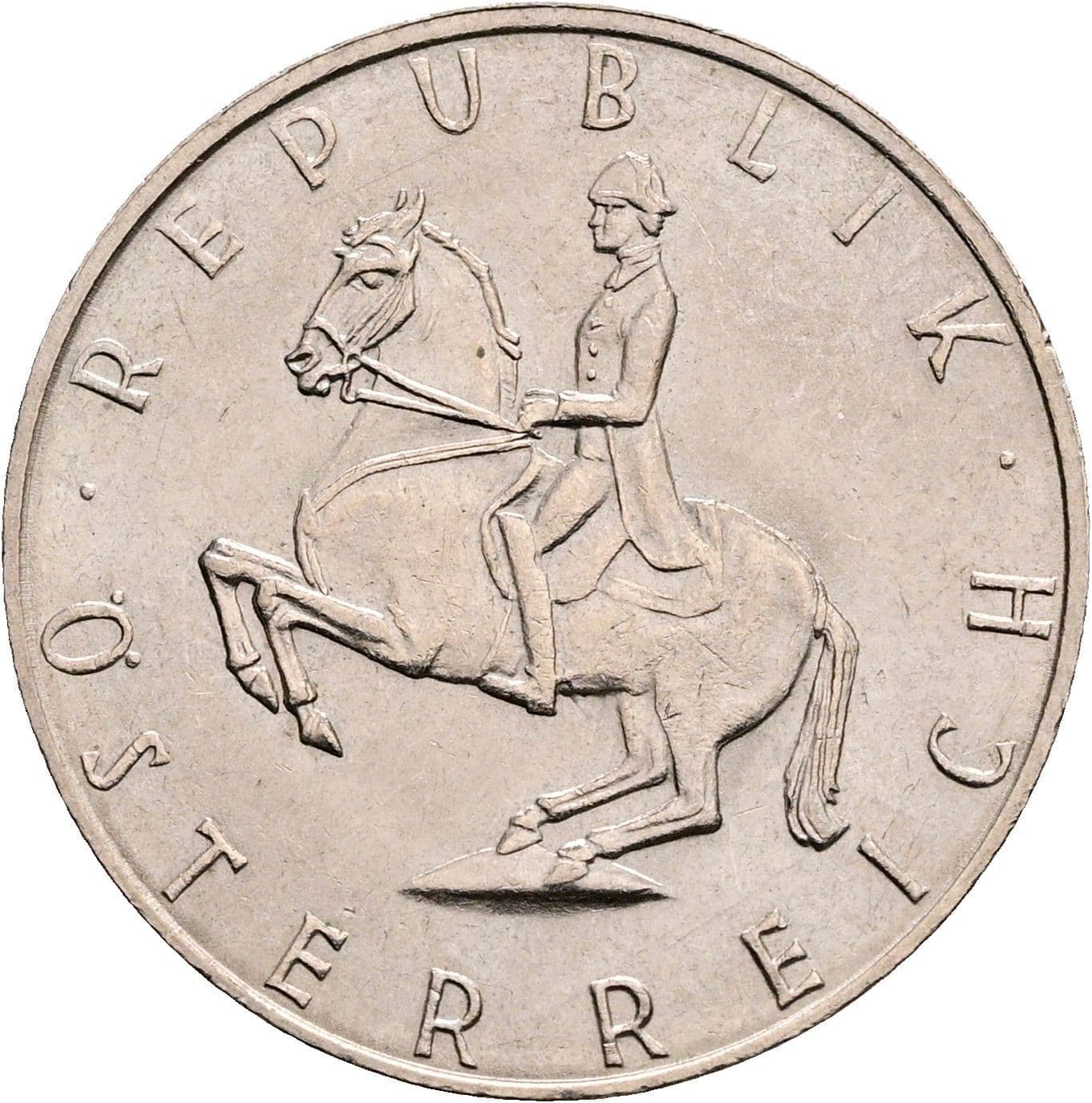 5 Schilling 1980 – Rückseite