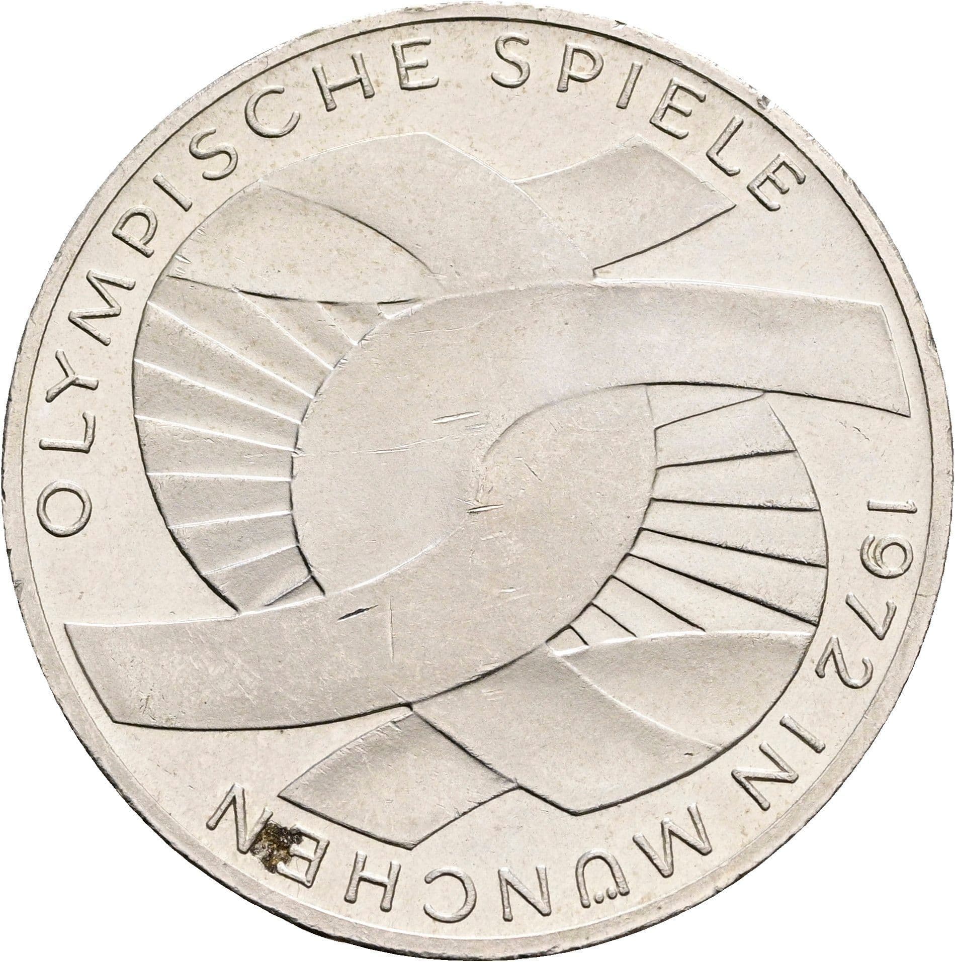 10 Deutsche Mark 1972 D – Vorderseite