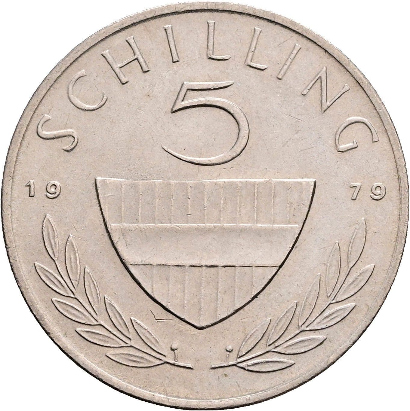 5 Schilling 1979 – Vorderseite