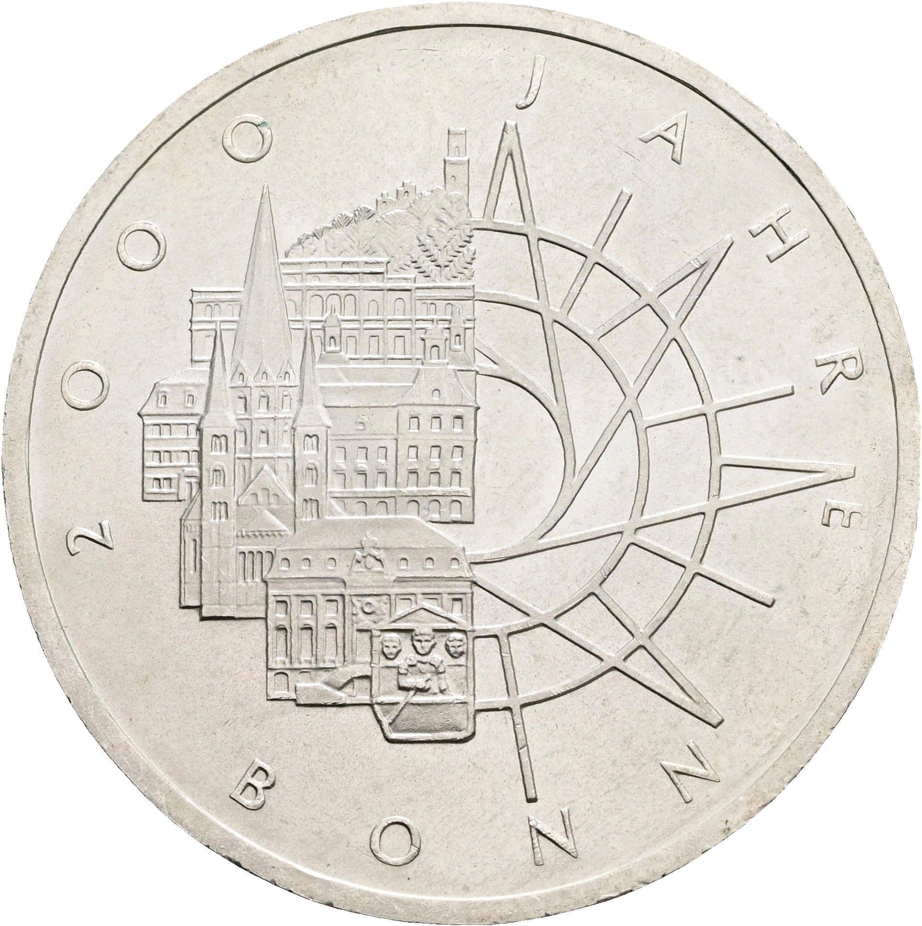 10 Deutsche Mark 1989 D – Vorderseite