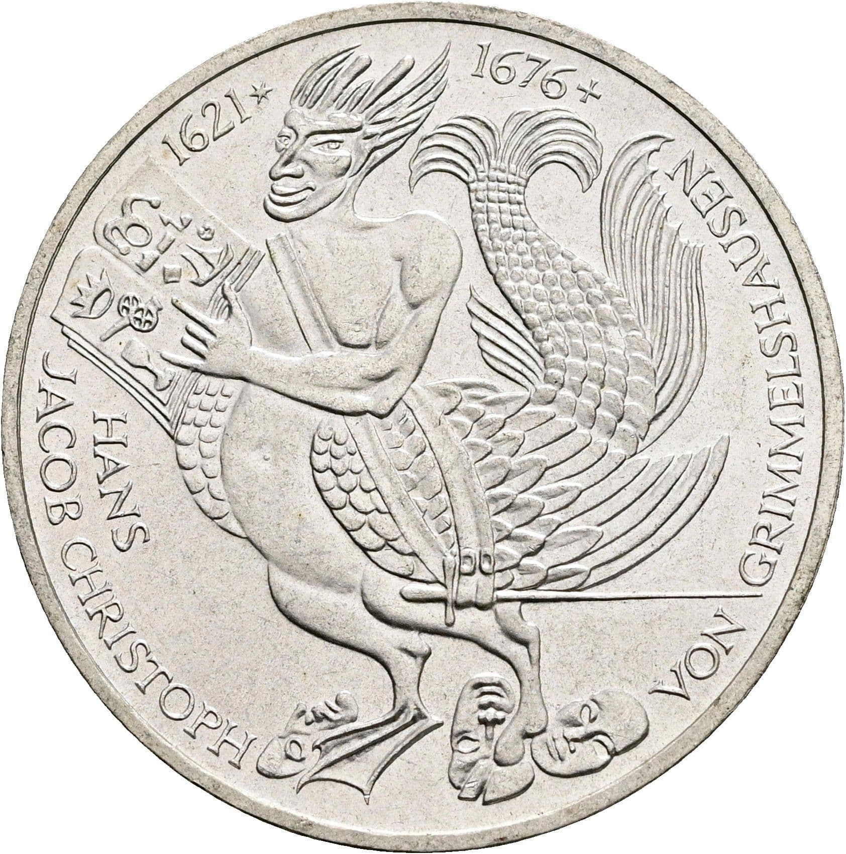 5 Deutsche Mark 1976 D – Vorderseite