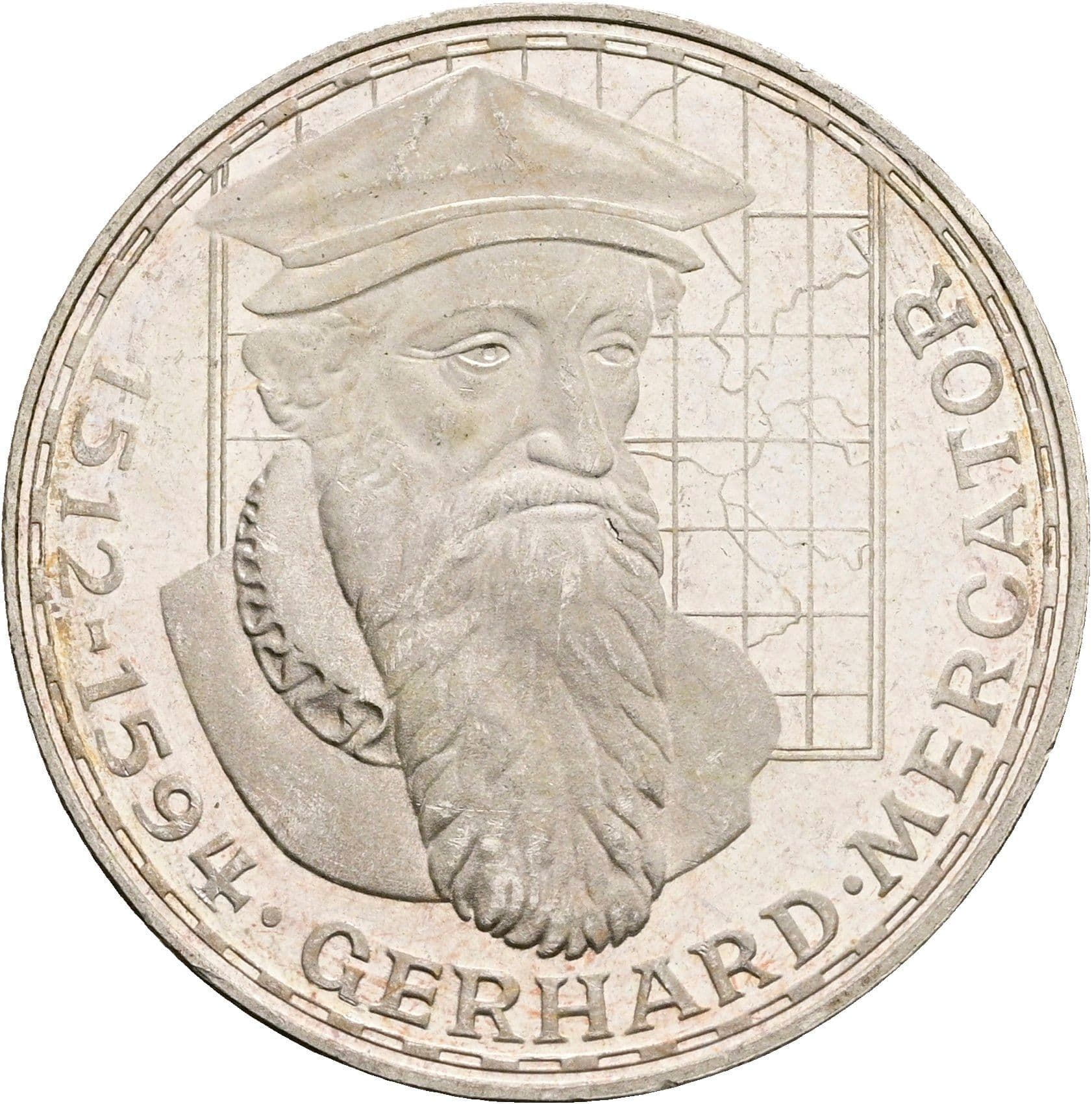 5 Deutsche Mark 1969 F – Vorderseite