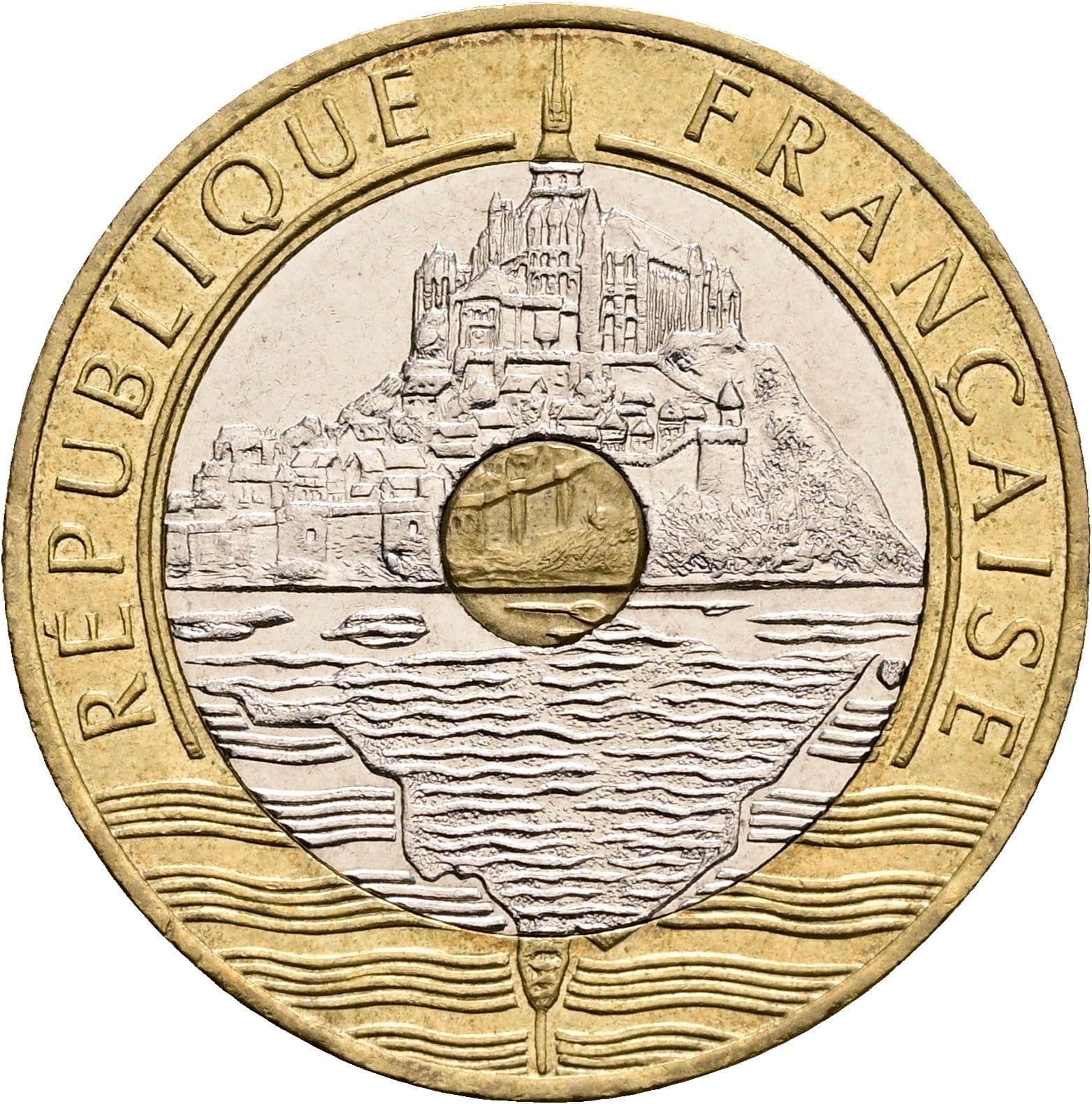 20 Francs 1992 – Rückseite