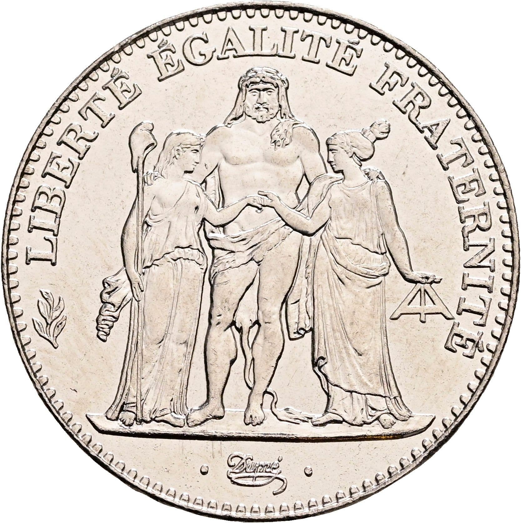 5 Francs 1996 – Rückseite