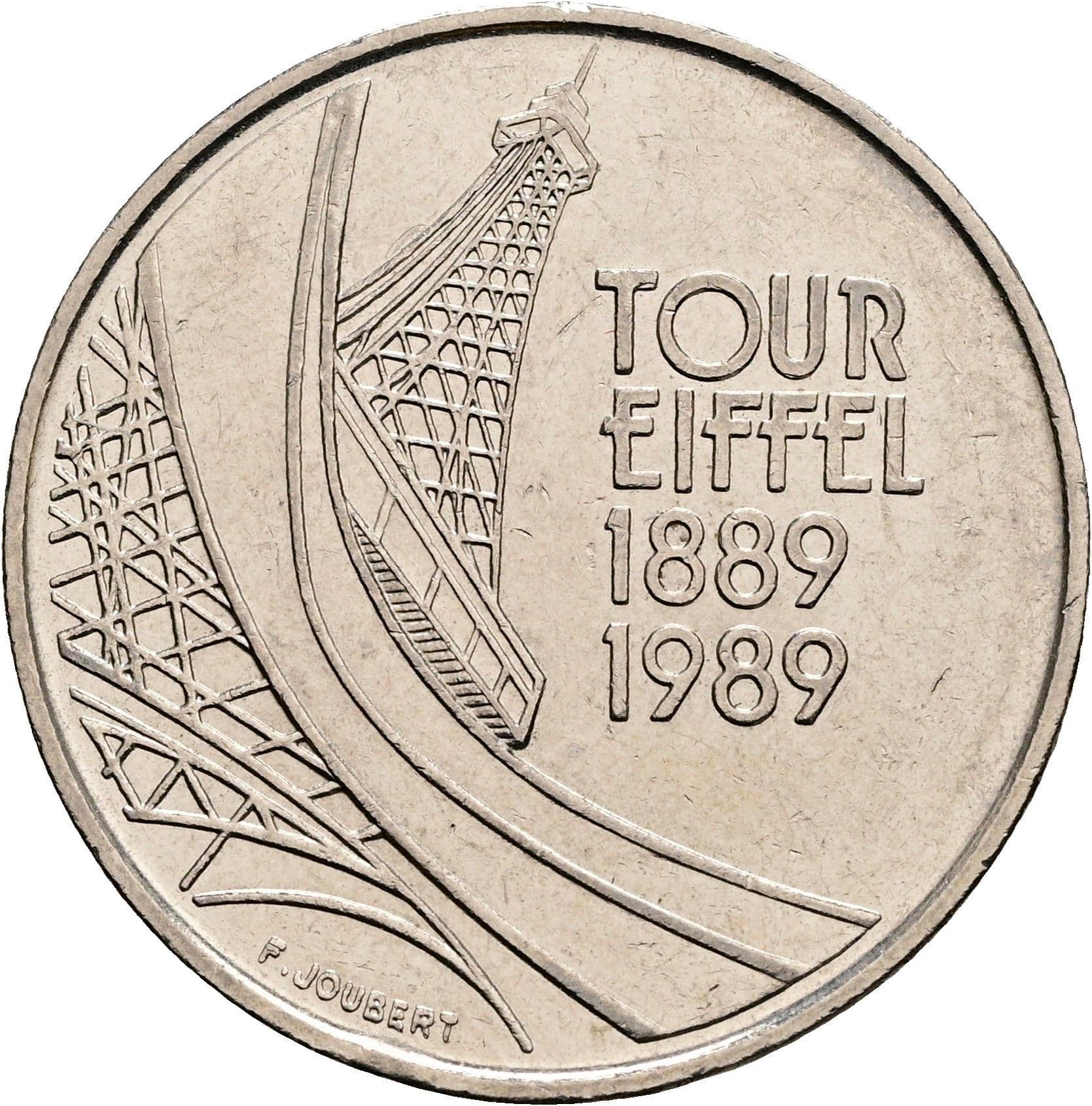 5 Francs 1989 – Vorderseite