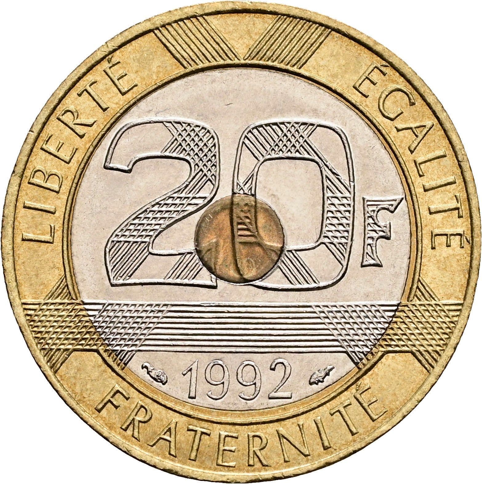 20 Francs 1992 – Vorderseite