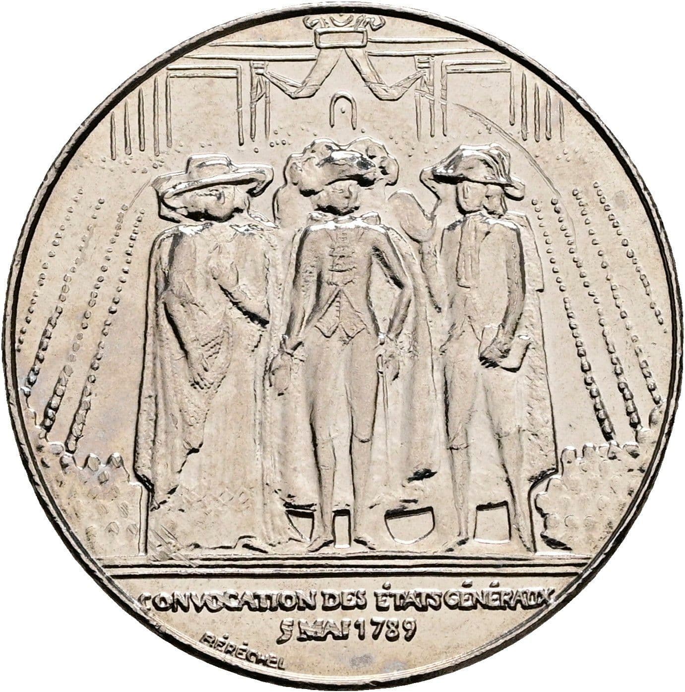 1 Franc 1989 – Rückseite