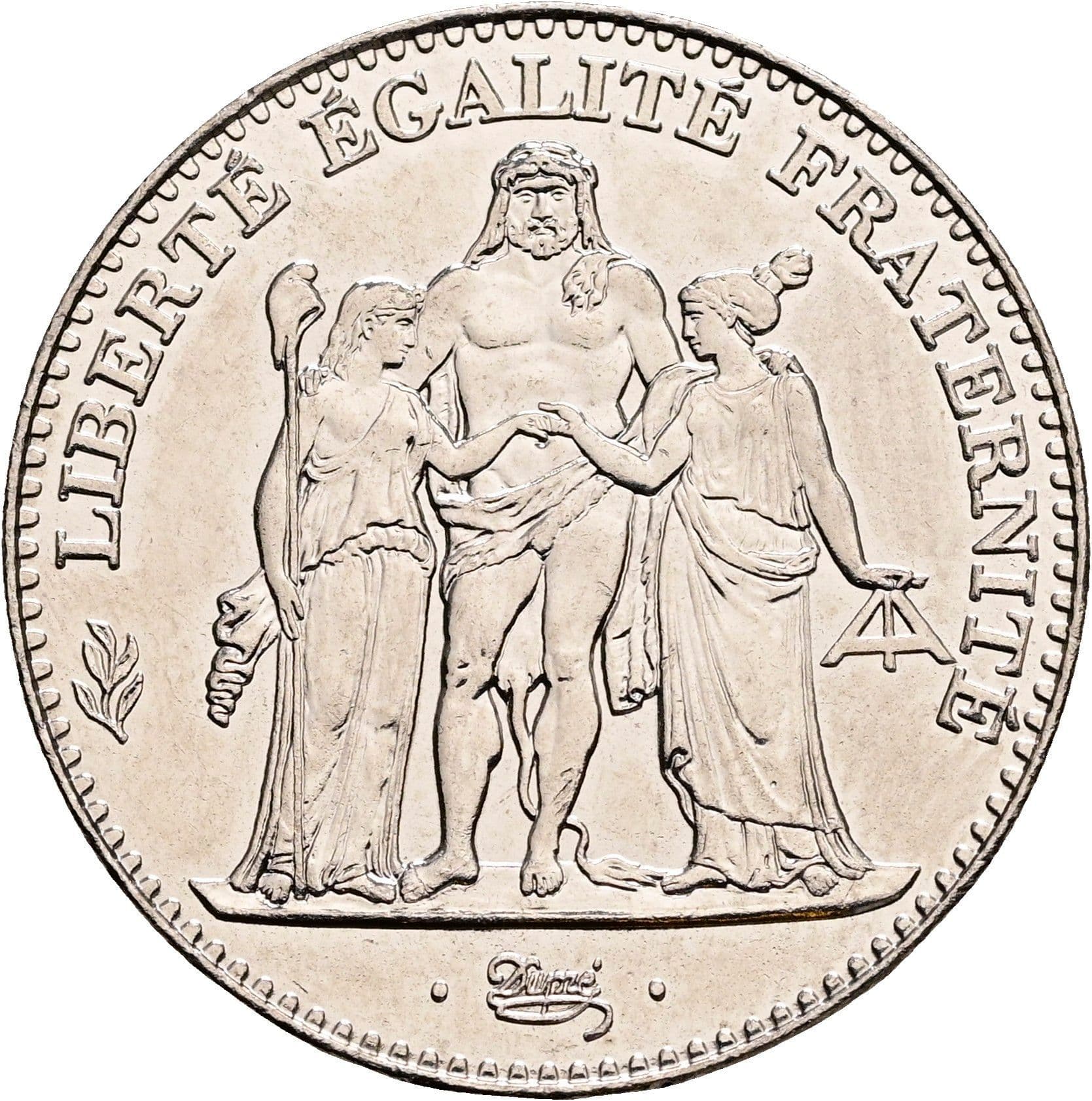 5 Francs 1996 – Rückseite