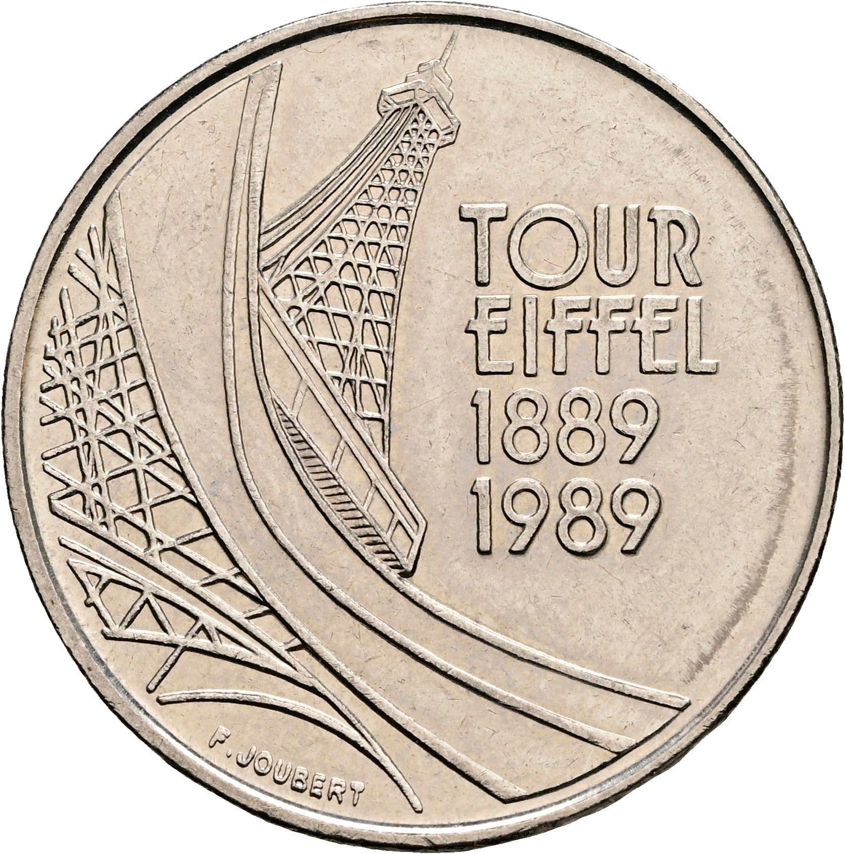 5 Francs 1989 – Vorderseite