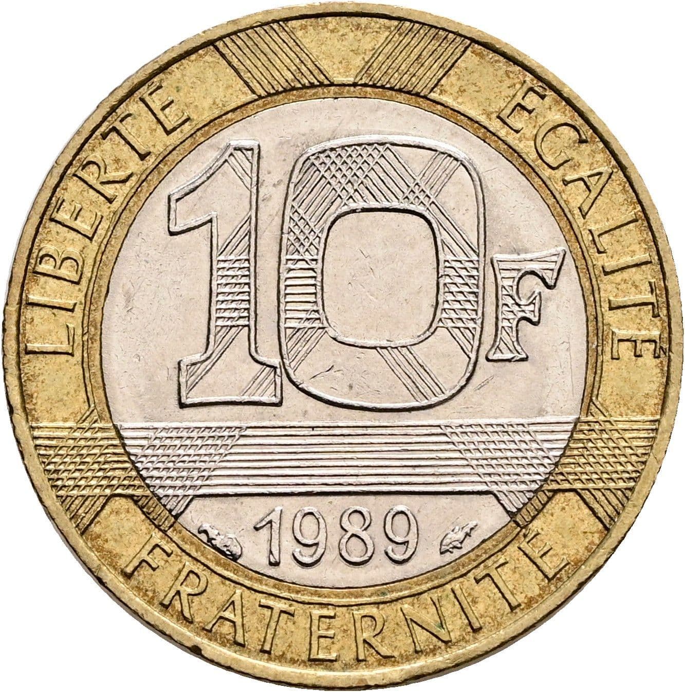 10 Francs 1989 – Vorderseite
