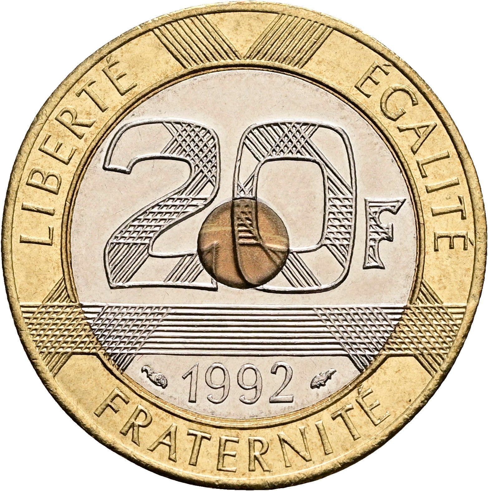 20 Francs 1992 – Vorderseite