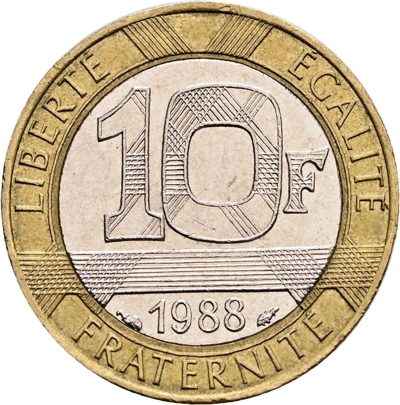 10 Francs 1988 – Vorderseite