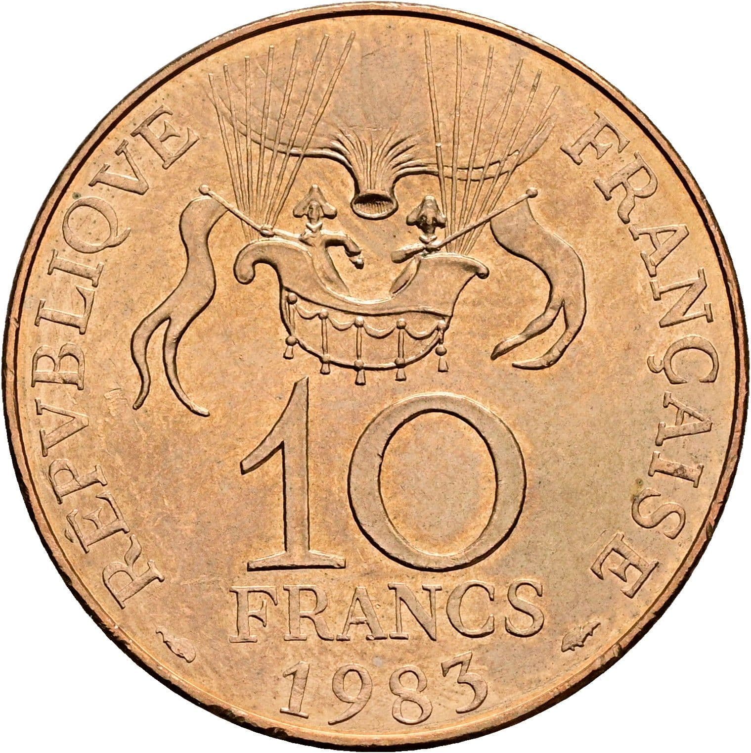 10 Francs 1983 – Vorderseite