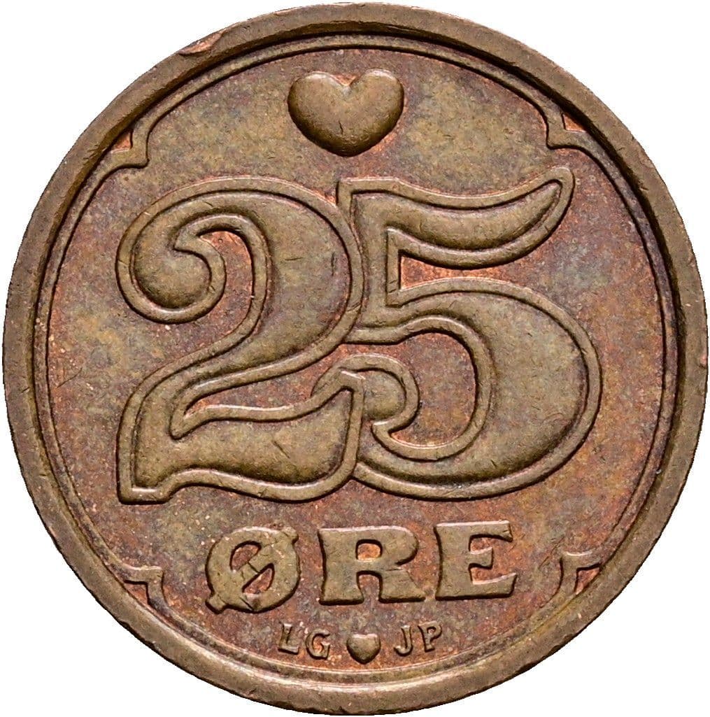 25 Öre 1991 – Vorderseite