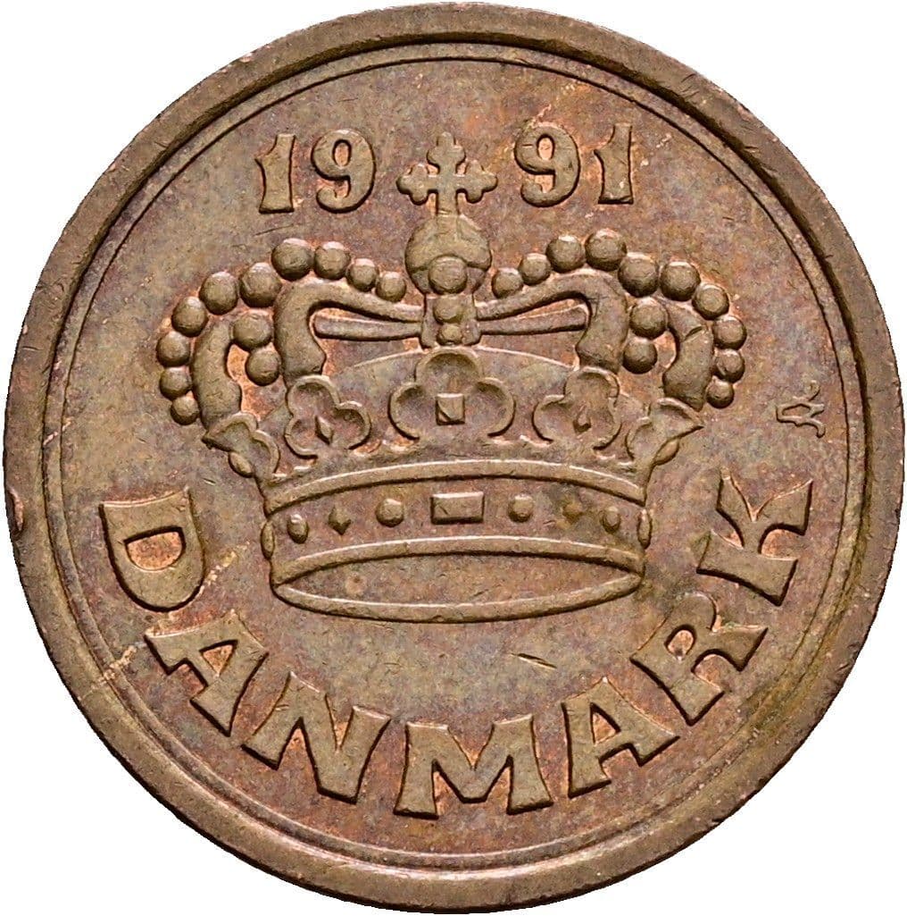 25 Öre 1991 – Rückseite