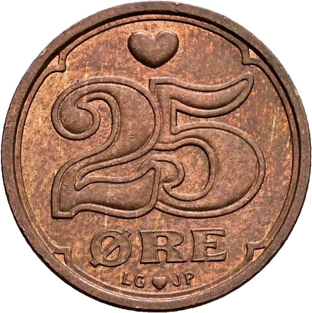 25 Öre 1996 – Vorderseite