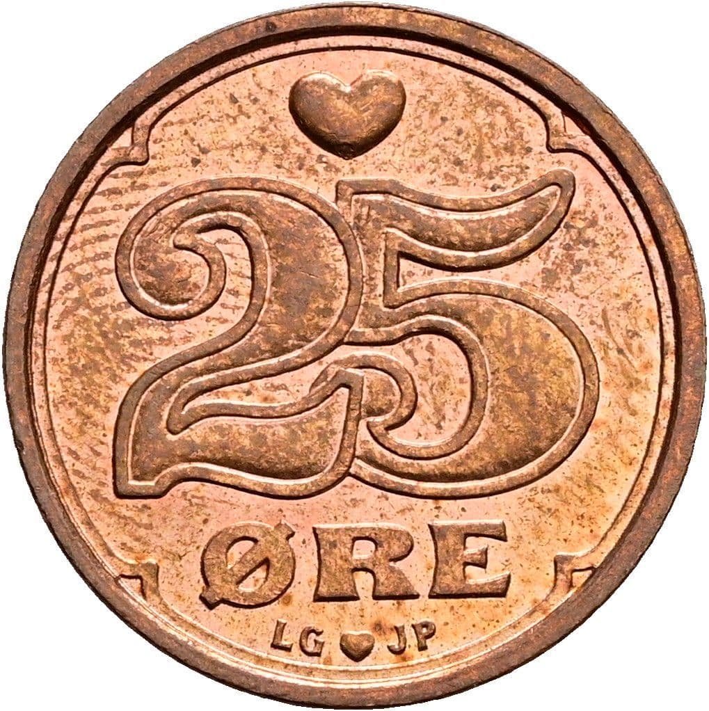 25 Öre 1999 – Vorderseite