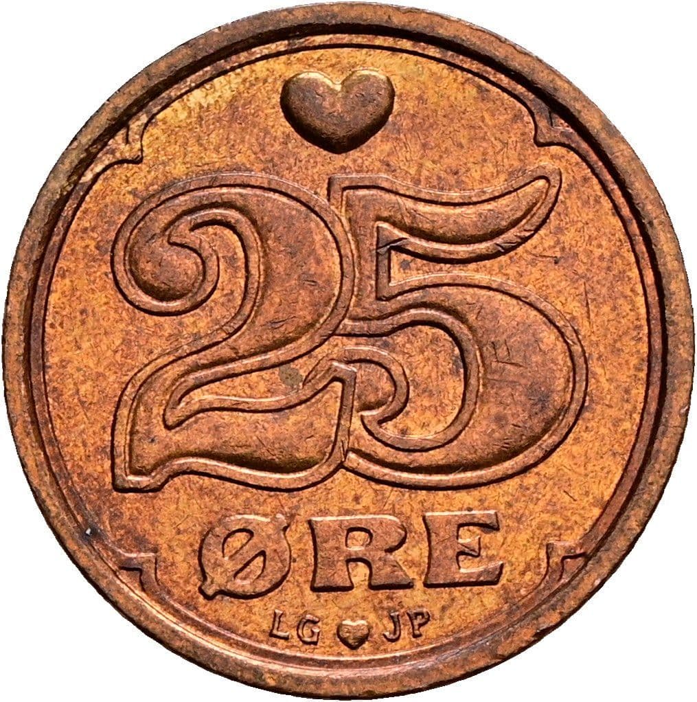25 Öre 1991 – Vorderseite