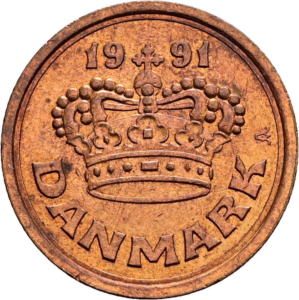 25 Öre 1991 – Rückseite