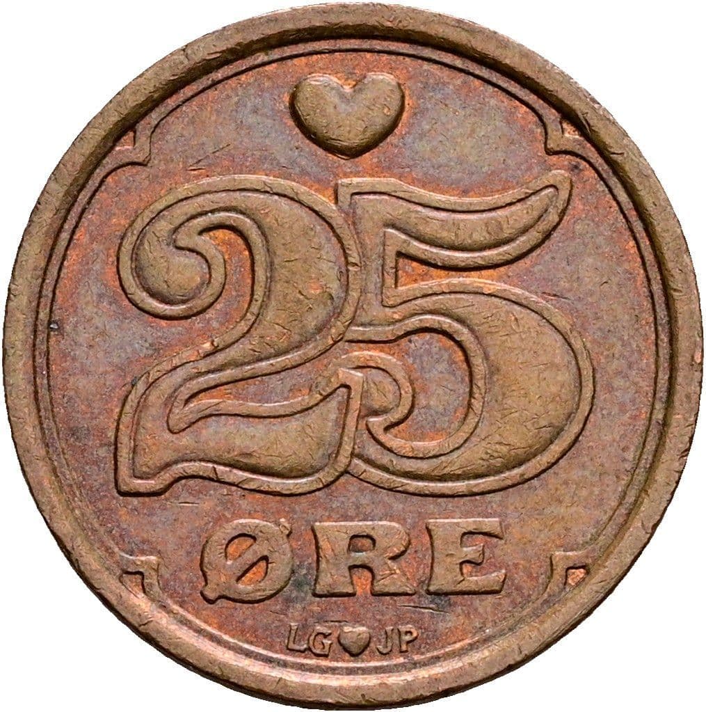 25 Öre 1990 – Vorderseite
