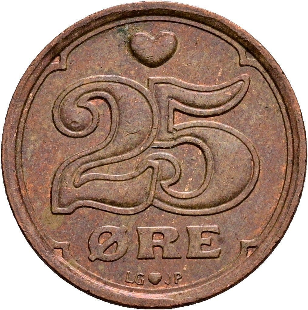 25 Öre 1990 – Vorderseite