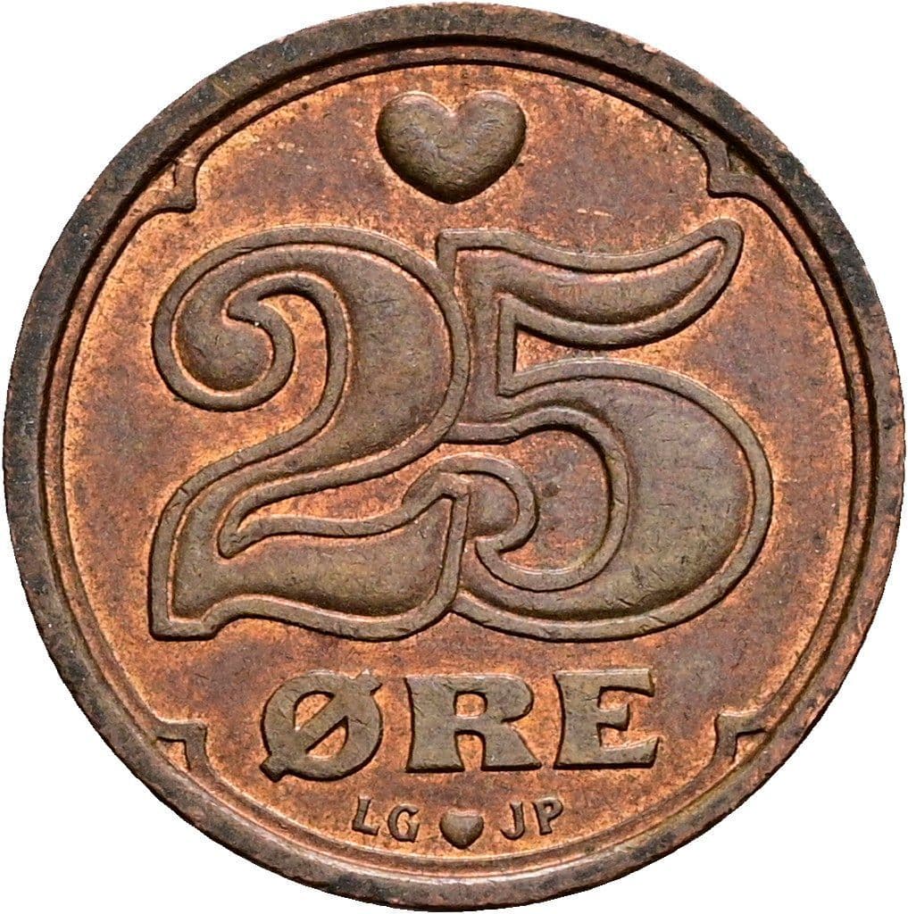 25 Öre 1992 – Vorderseite