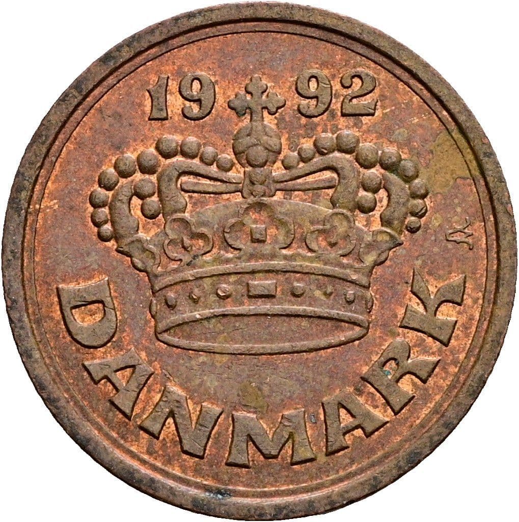 25 Öre 1992 – Rückseite