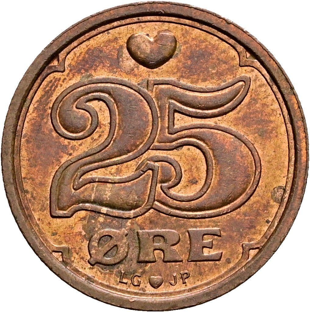 25 Öre 1991 – Vorderseite