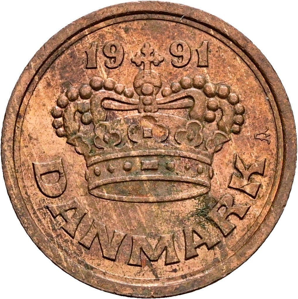 25 Öre 1991 – Rückseite