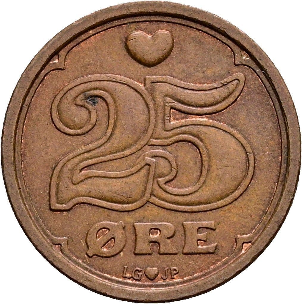 25 Öre 1990 – Vorderseite