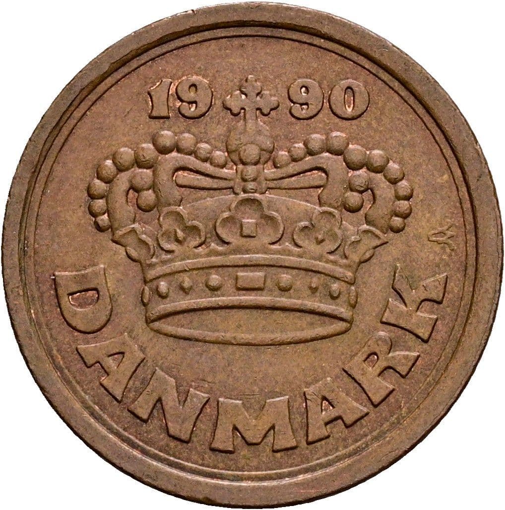 25 Öre 1990 – Rückseite