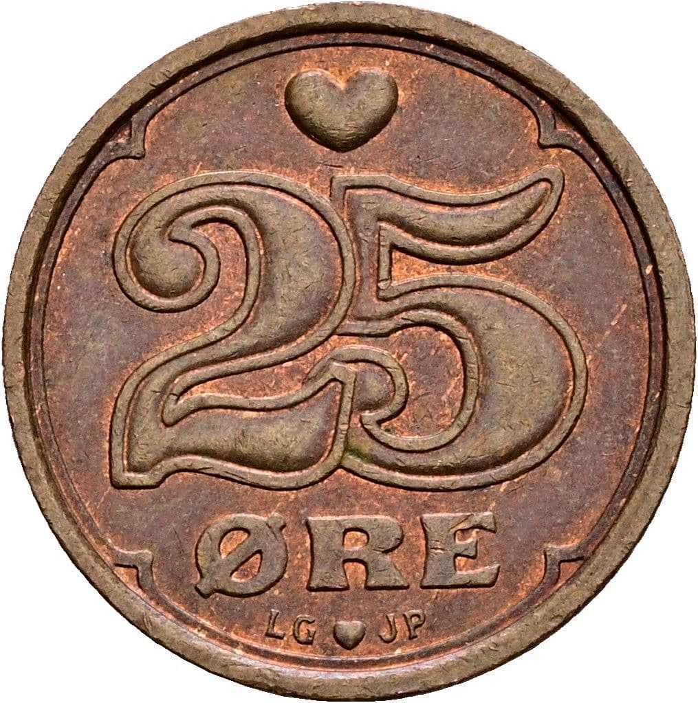 25 Öre 1991 – Vorderseite