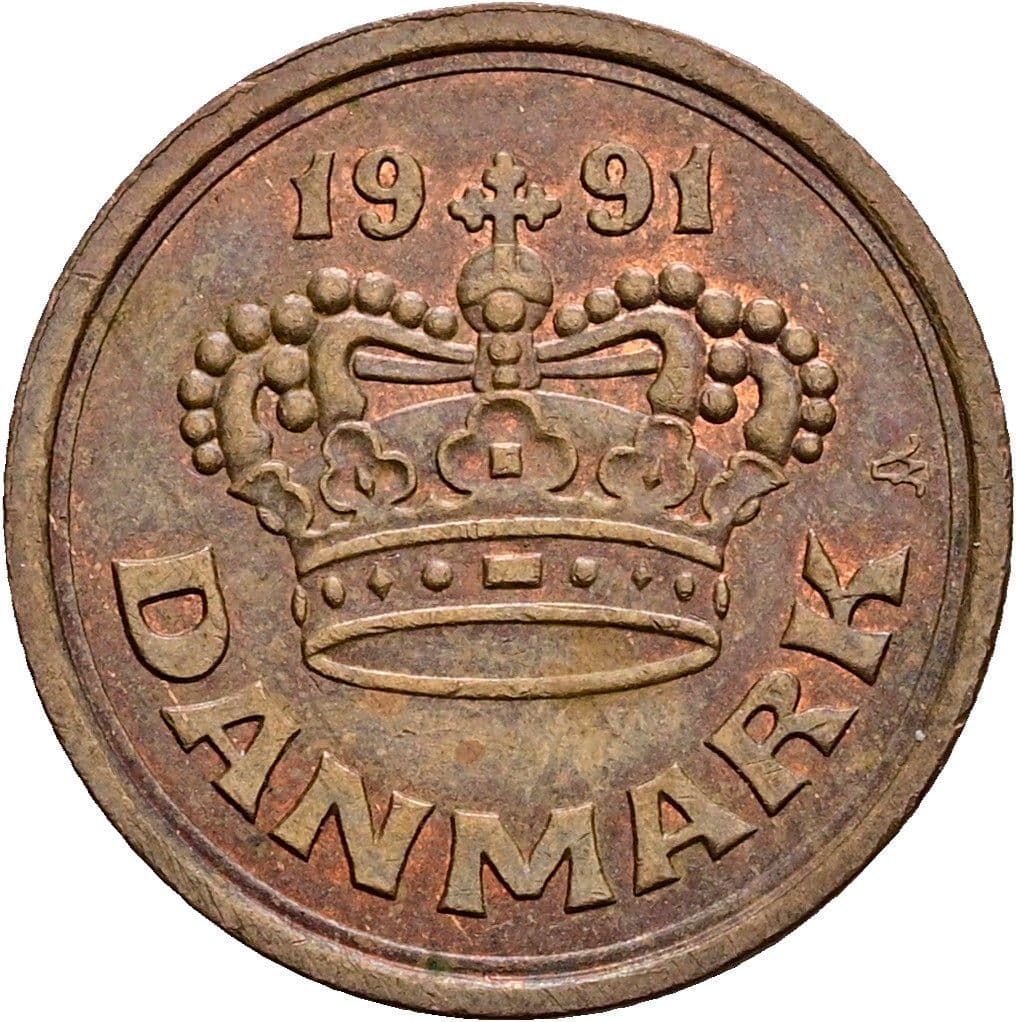 25 Öre 1991 – Rückseite