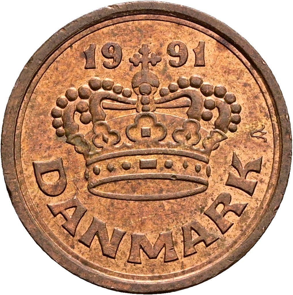25 Öre 1991 – Rückseite