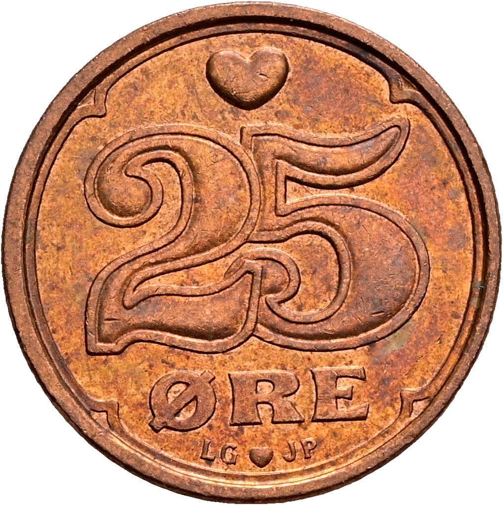 25 Öre 1994 – Vorderseite