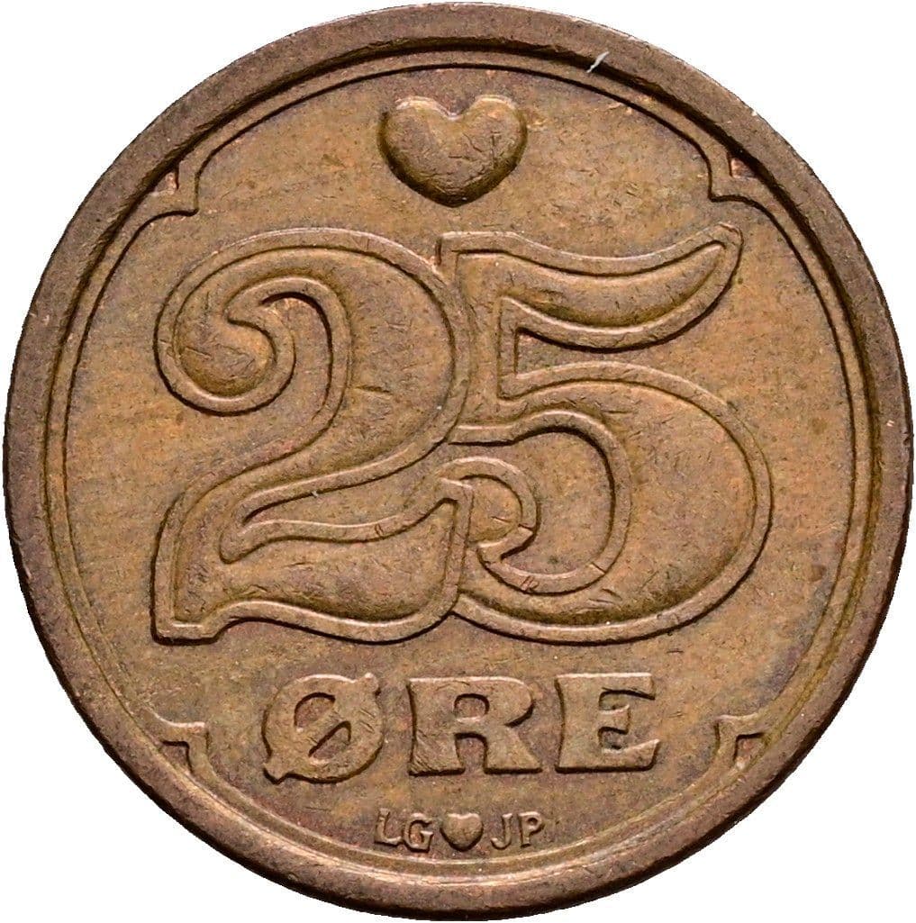 25 Öre 1990 – Vorderseite