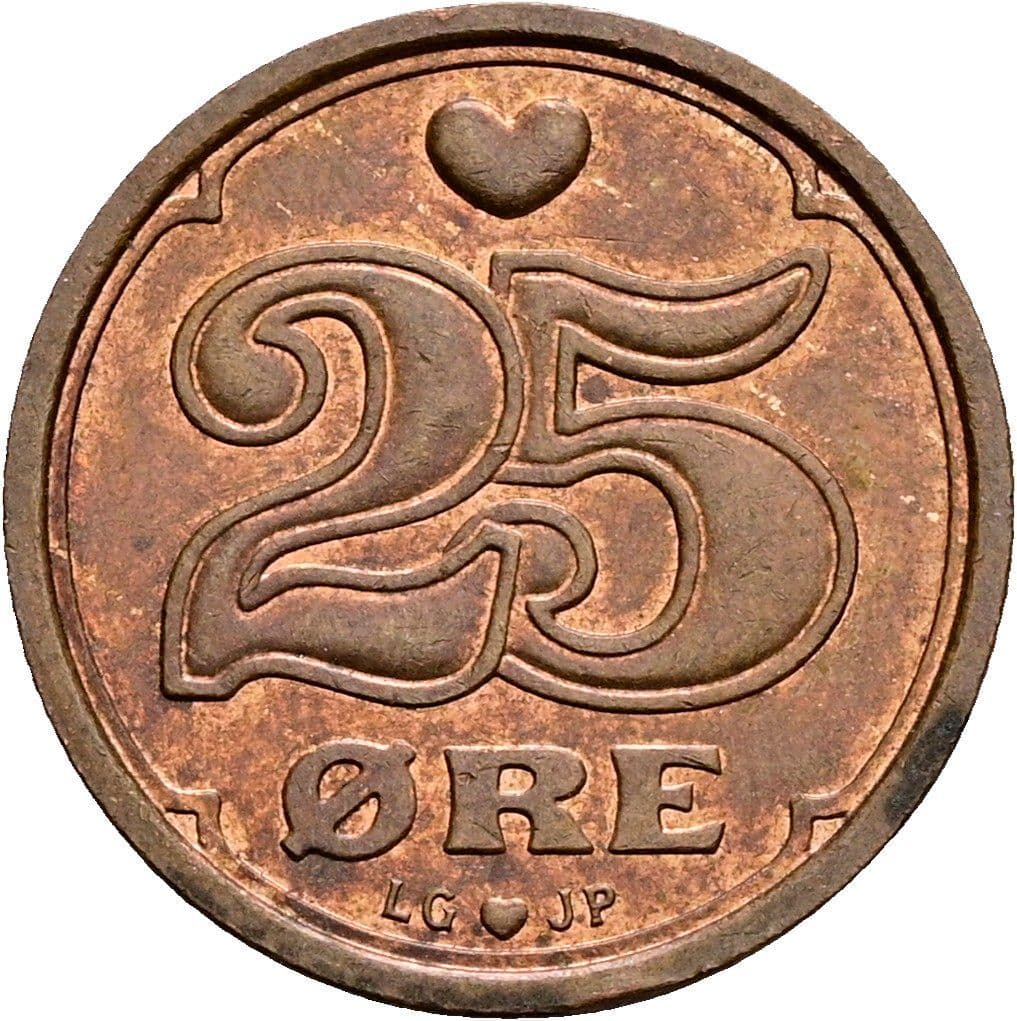 25 Öre 1991 – Vorderseite
