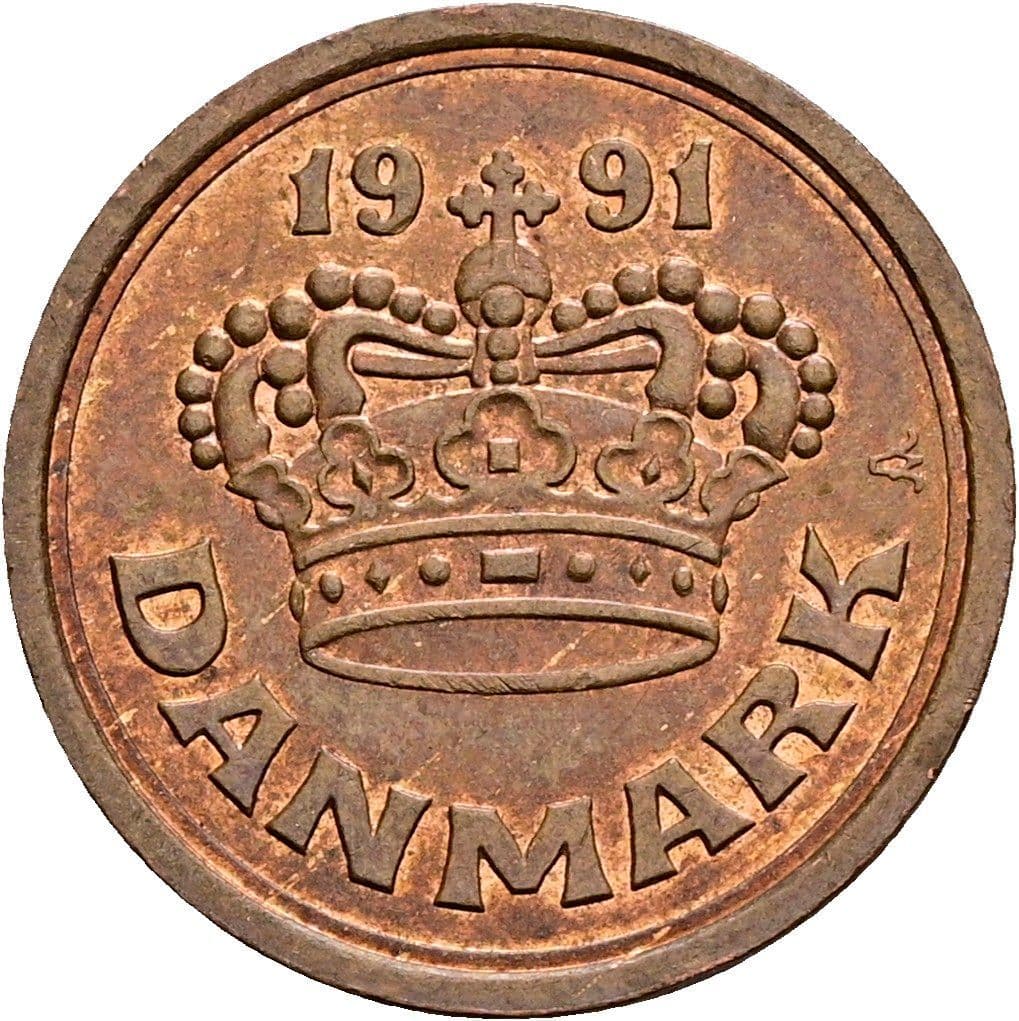 25 Öre 1991 – Rückseite