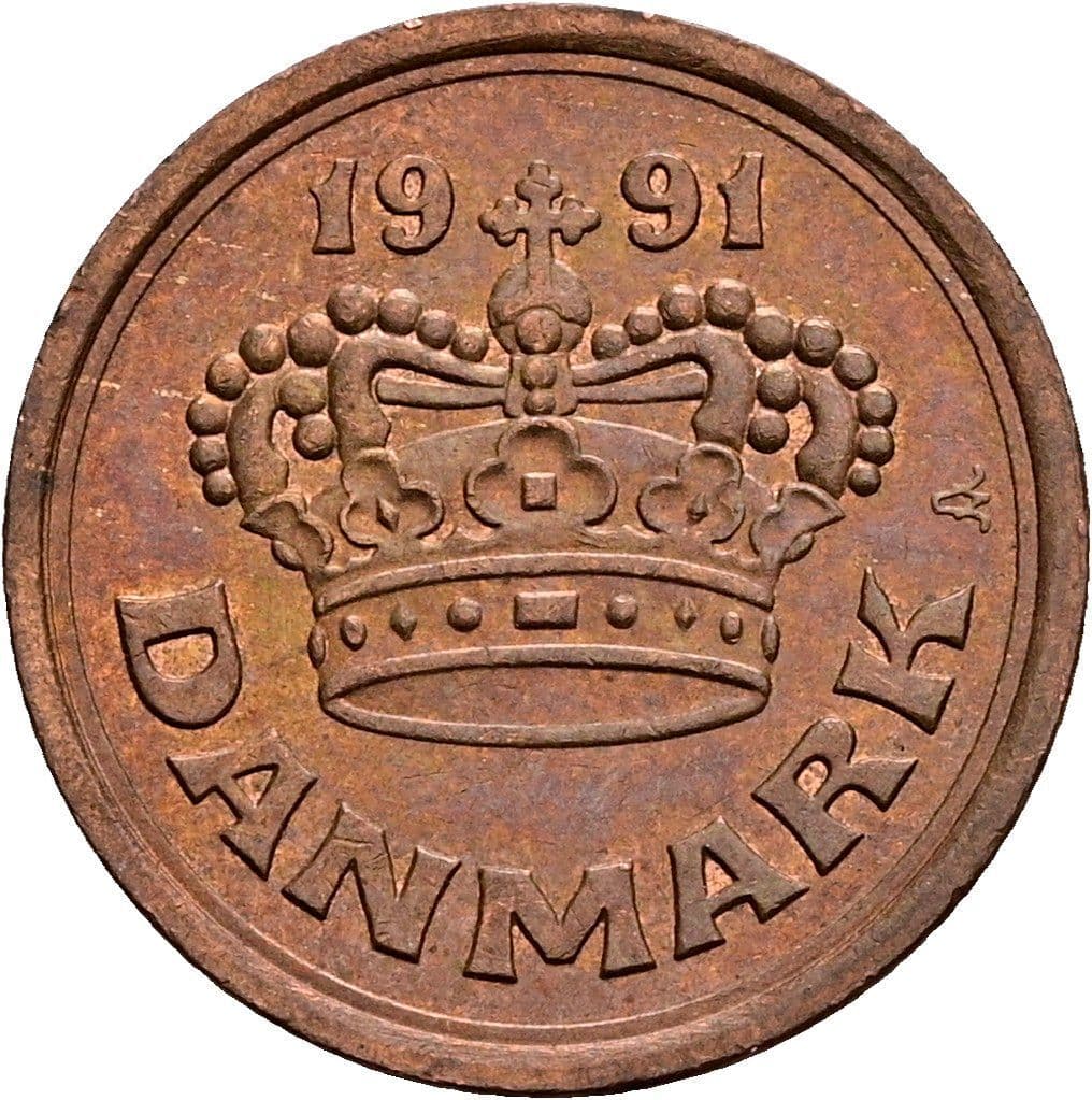25 Öre 1991 – Rückseite