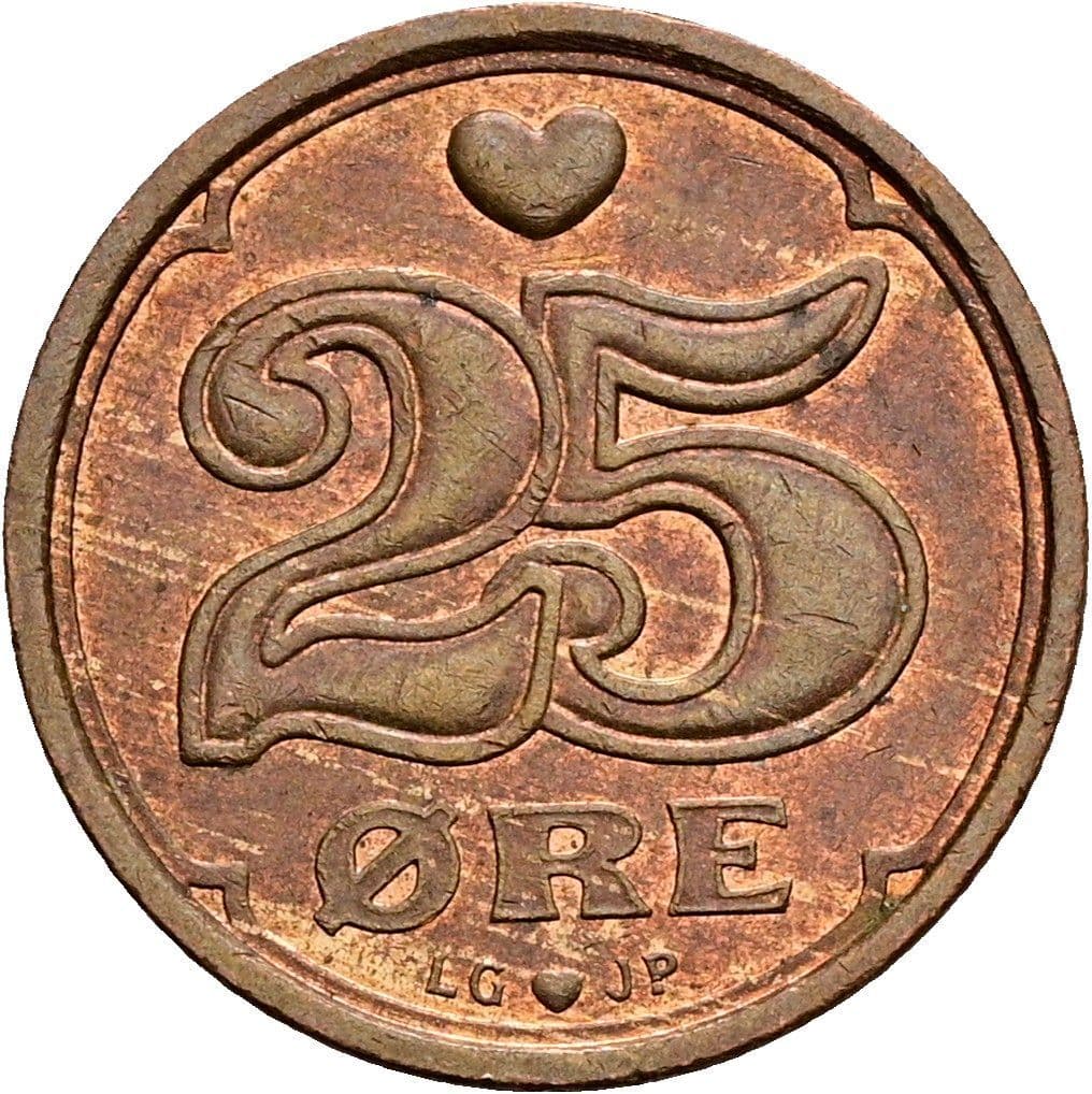 25 Öre 1996 – Vorderseite